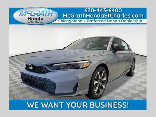 Urban Gray Pearl 2026 Honda Civic Hybrid Sport Touring