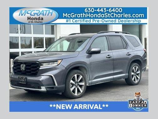 Modern Steel Metallic 2023 Honda Pilot Elite