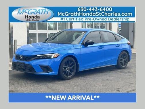 Boost Blue Pearl 2022 Honda Civic Sport