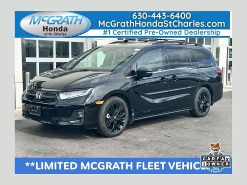 Crystal Black Pearl 2026 Honda Odyssey Sport-L