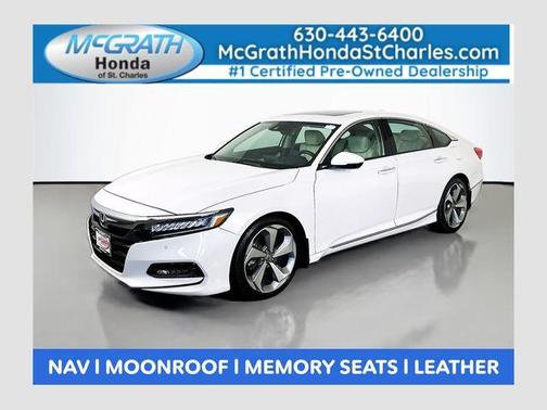 Platinum White Pearl 2018 Honda Accord Touring
