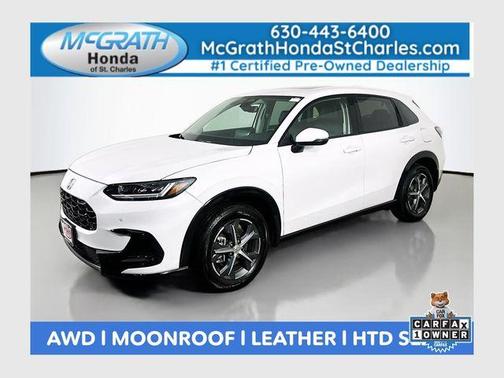 Platinum White Pearl 2025 Honda HR-V EX-L