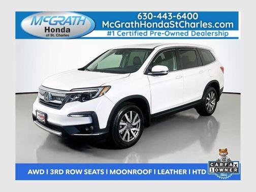 Platinum White Pearl 2020 Honda Pilot EX-L