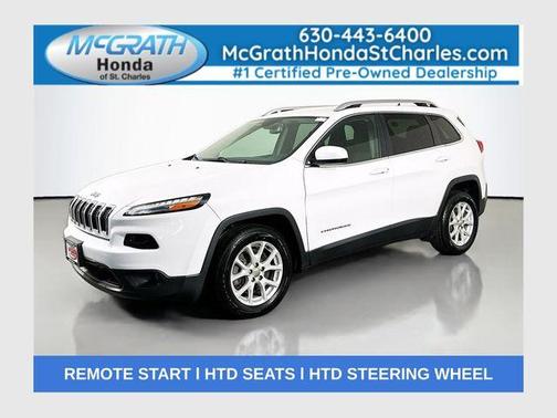 Bright White Clearcoat 2017 Jeep Cherokee Latitude