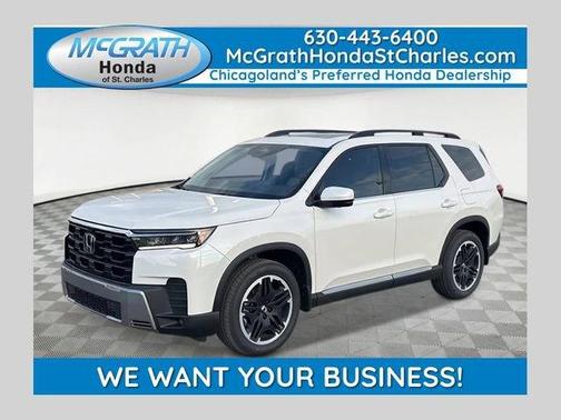 Platinum White Pearl 2026 Honda Pilot Touring