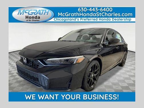 Crystal Black Pearl 2026 Honda Civic Sport