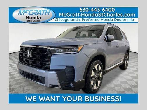 Sonic Gray Pearl 2026 Honda Pilot Elite