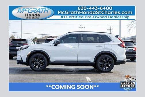 Platinum White Pearl 2023 Honda CR-V Hybrid Sport Touring