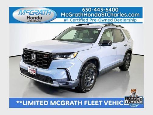 Sonic Gray Pearl 2025 Honda Pilot TrailSport