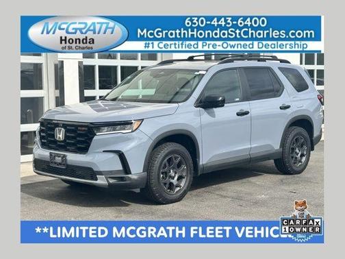 Sonic Gray Pearl 2025 Honda Pilot TrailSport