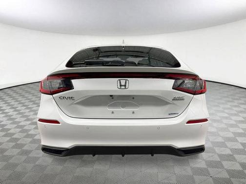 Platinum White Pearl 2026 Honda Civic Hybrid Sport Touring