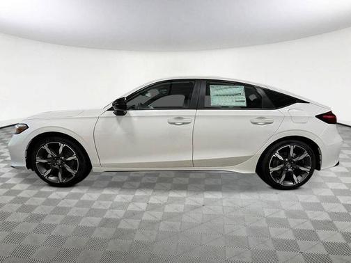 Platinum White Pearl 2026 Honda Civic Hybrid Sport Touring