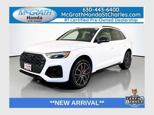 Glacier White Metallic 2025 Audi SQ5 3.0T Premium Plus