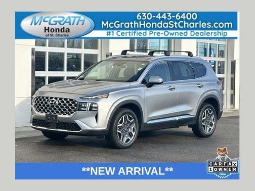 Shimmering Silver 2021 Hyundai SANTA FE Limited