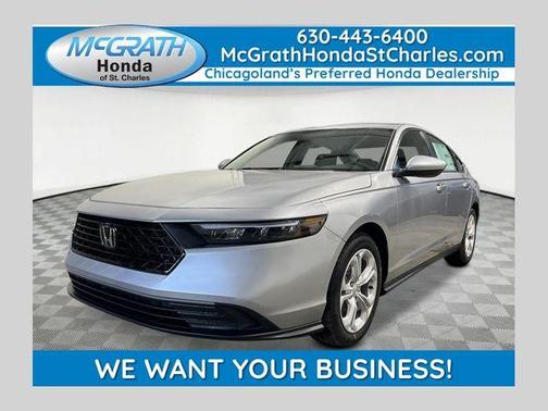 Solar Silver Metallic 2026 Honda Accord LX