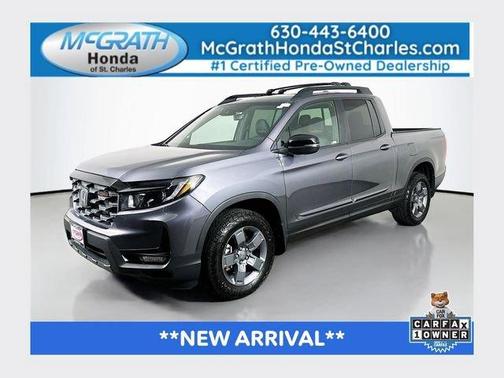 Modern Steel Metallic 2025 Honda Ridgeline TrailSport
