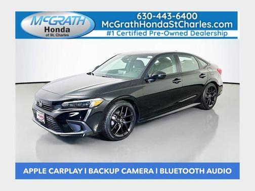 Crystal Black Pearl 2022 Honda Civic Sport