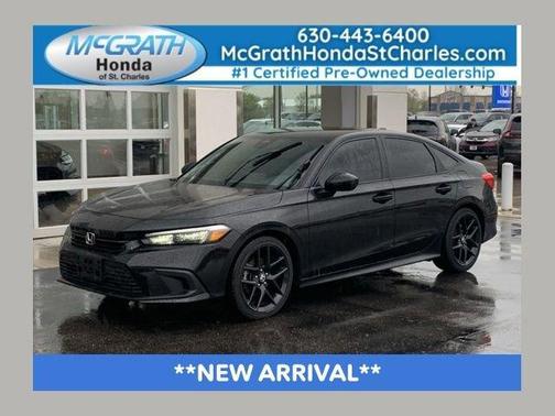 Crystal Black Pearl 2022 Honda Civic Sport