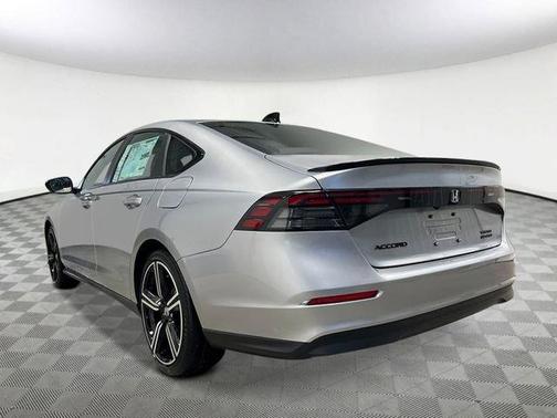 Solar Silver Metallic 2026 Honda Accord Hybrid Sport