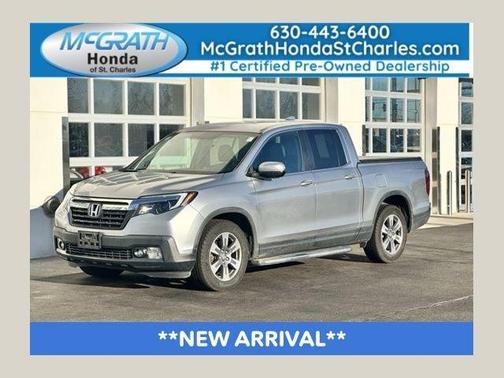 Lunar Silver Metallic 2017 Honda Ridgeline RTL-T