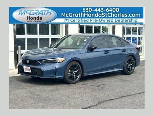 Blue Lagoon 2025 Honda Civic Hybrid