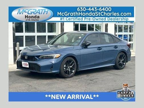 Blue Lagoon 2025 Honda Civic Hybrid