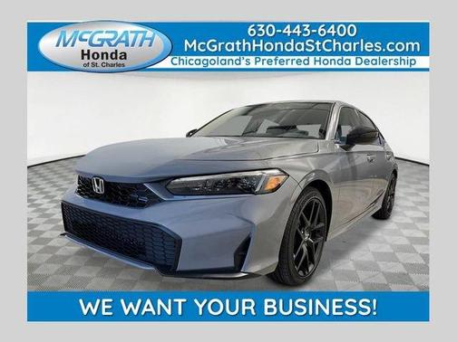 Urban Gray Pearl 2026 Honda Civic Hybrid Sport