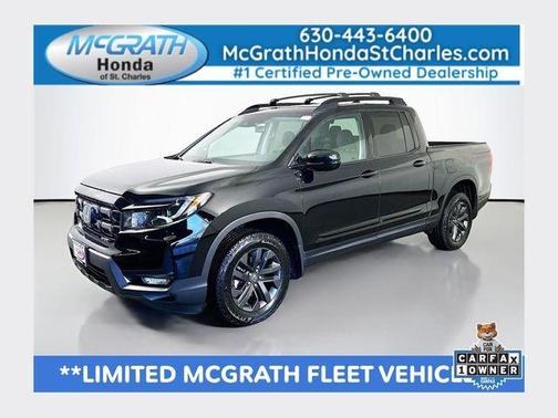 Crystal Black Pearl 2025 Honda Ridgeline Sport