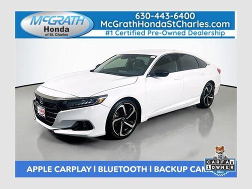 Platinum White Pearl 2021 Honda Accord Sport 1.5T