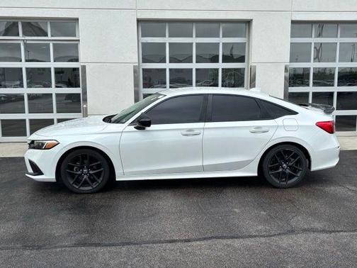 Platinum White Pearl 2022 Honda Civic Sport
