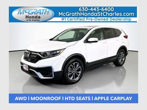 Platinum White Pearl 2020 Honda CR-V EX