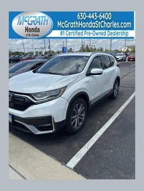 Platinum White Pearl 2020 Honda CR-V Hybrid Touring