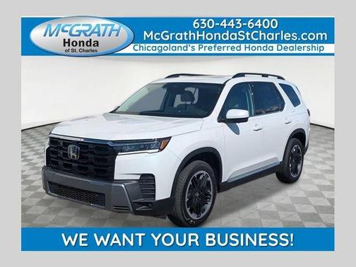 Platinum White Pearl 2026 Honda Pilot Touring