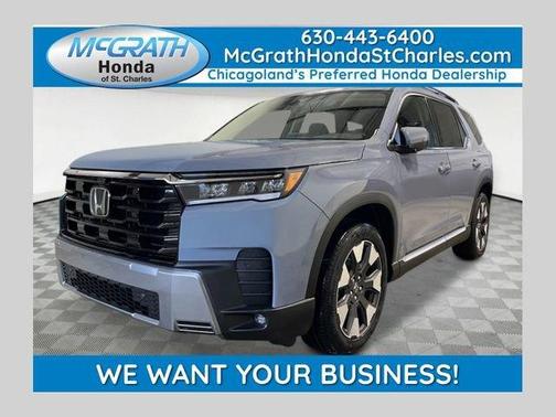 Sonic Gray Pearl 2026 Honda Pilot Elite