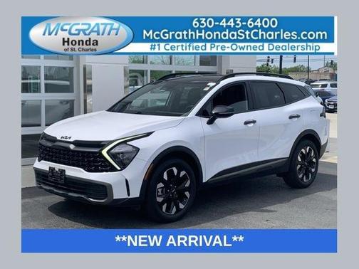 Glacial White Pearl 2023 Kia Sportage X-Line