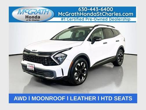 Glacial White Pearl 2023 Kia Sportage X-Line