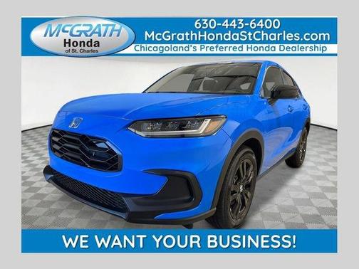 Boost Blue Pearl 2026 Honda HR-V Sport