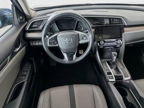 Cosmic Blue Metallic 2021 Honda Civic Touring