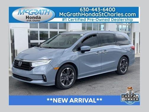 Sonic Gray Pearl 2024 Honda Odyssey Elite