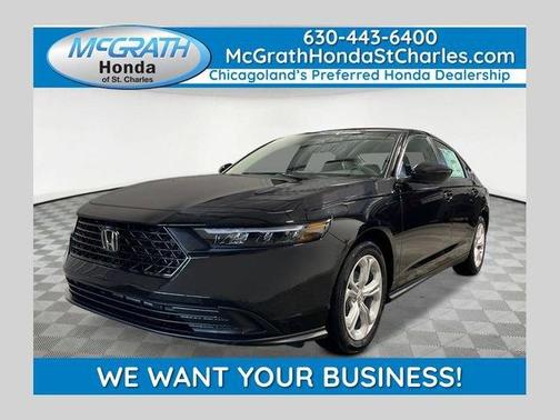 Crystal Black Pearl 2026 Honda Accord LX