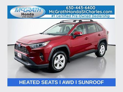 Ruby Flare Pearl 2020 Toyota RAV4 Hybrid XLE