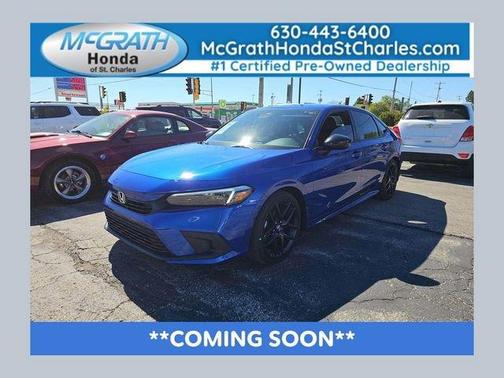 Aegean Blue Metallic 2023 Honda Civic Sport
