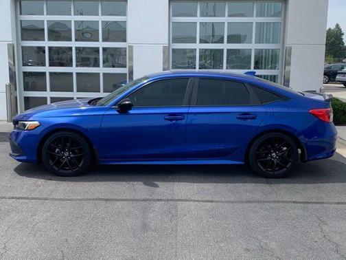 Aegean Blue Metallic 2023 Honda Civic Sport