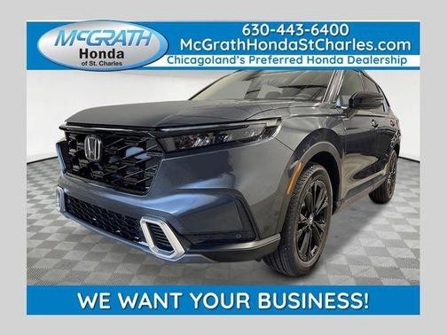 Meteorite Gray Metallic 2026 Honda CR-V Hybrid Sport Touring