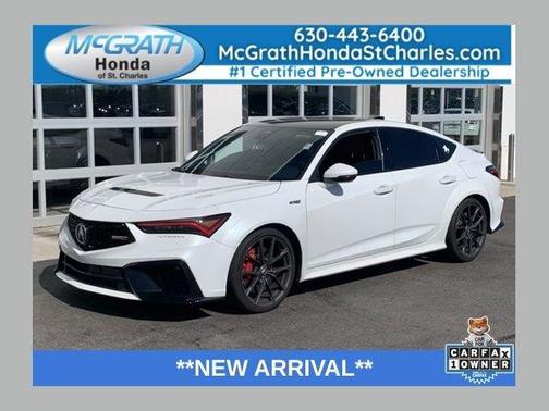 Platinum White Pearl 2025 Acura Integra Type S