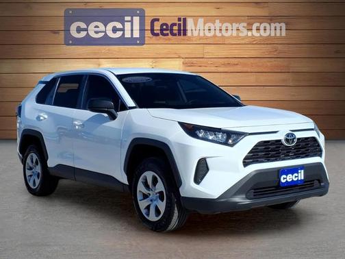 White 2022 Toyota RAV4 LE