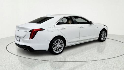 Summit White 2024 Cadillac CT4 Luxury