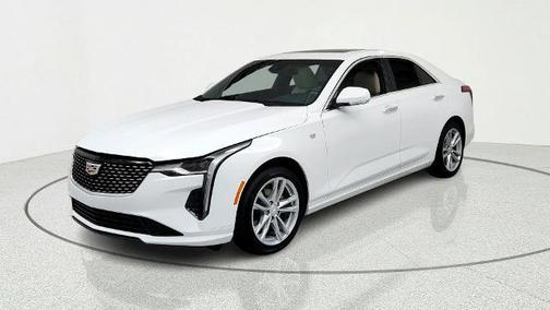 Summit White 2024 Cadillac CT4 Luxury