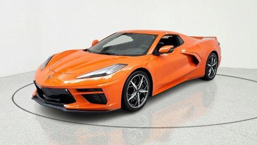 Orange 2021 Chevrolet Corvette Stingray w/3LT