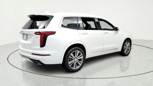 Crystal White 2025 Cadillac XT6 Premium Luxury AWD
